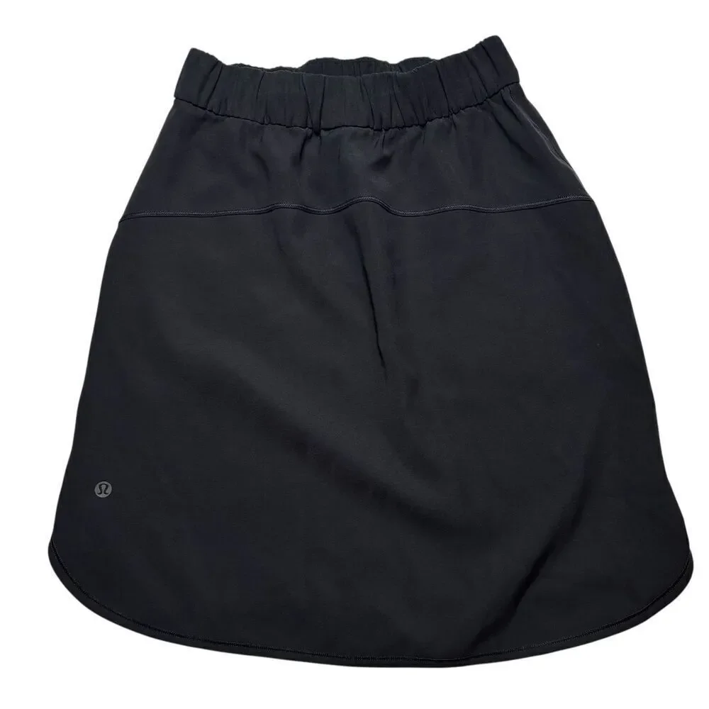 Lululemon On The Fly Skirt *Woven Black - Picture 4 of 9